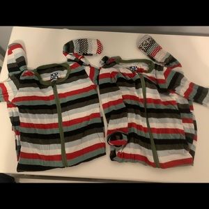 Kickee twin pajamas